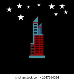 Buildings icons vector illustration