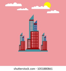 Buildings icons vector illustration