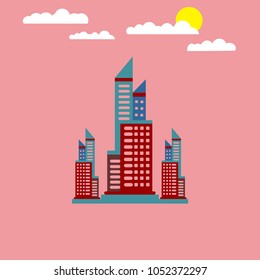 Buildings icons vector illustration
