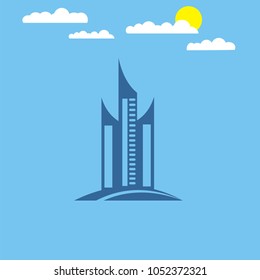 Buildings icons vector illustration