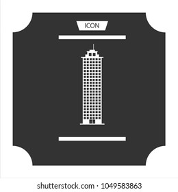 Buildings icons vector isolated on  background