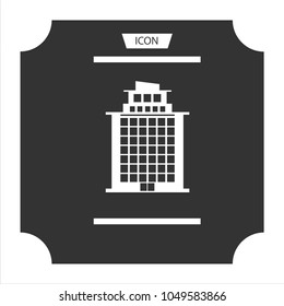 Buildings icons vector isolated on  background