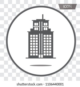 Buildings icons vector isolated on background