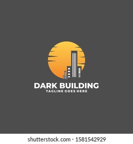 Buildings Illustration Vector Template. Suitable for Creative Industry, Multimedia, entertainment, Educations, Shop, and any related business