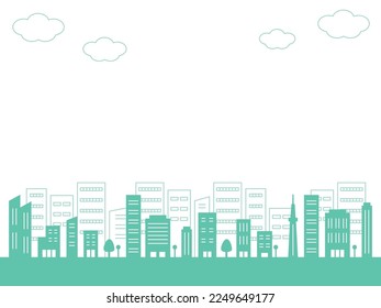 Los Edificios Se Levantaron En El Fondo De La Ciudad