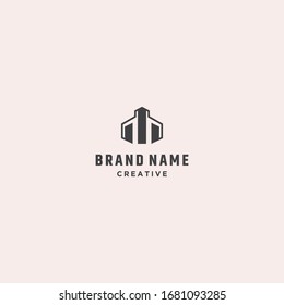 Buildings Logo Abstract Vector Design Template 