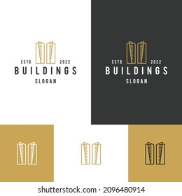 Buildings logo icon design template