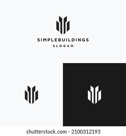 Buildings logo icon design template