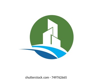 buildings logo icons template