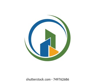buildings logo icons template