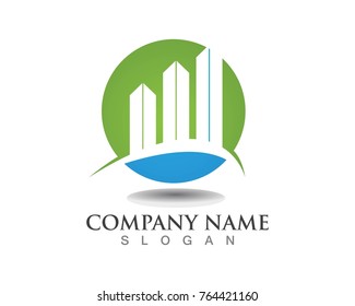 buildings logo icons template