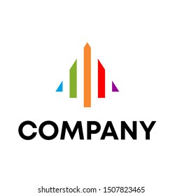 buildings logo . landmarks vector . architecture sign template