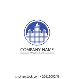 buildings logo, Real estate logo home and house icon vector logo design business icons template