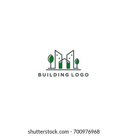 Buildings Logotemplate  Vector illustration