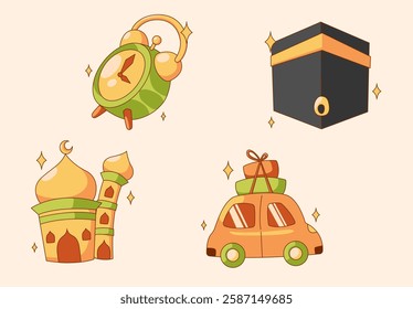 Buildings and more - Ramadan kareem and Eid al-Fitr