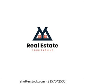 Buildings real estate logo Free Vector