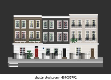 Buildings Set - Row Houses