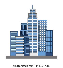 buildings structures isolated icon