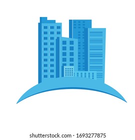 Buildings towers Vector illustration for web banner, infographics, mobile. 