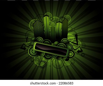 buildings vector composition