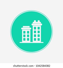 Buildings vector icon