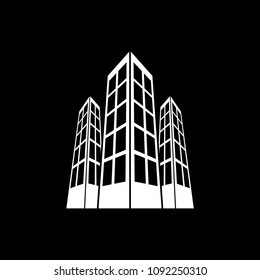 Buildings vector icon