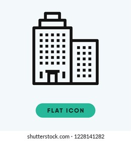 Buildings vector icon