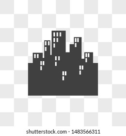 Buildings vector icon in modern design style for web site and mobile app