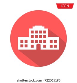 buildings vector icon, real estate symbol. Modern isolated on background.