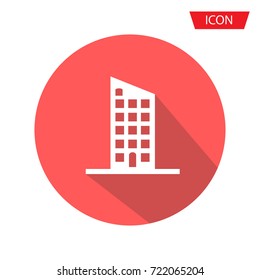 buildings vector icon, real estate symbol. Modern isolated on background.