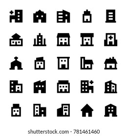 Buildings Vector Icons 2