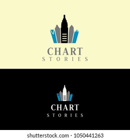 Buildings vector logo. Urban emblem. Crown of buildings design 