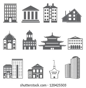 Buildings. Vector set