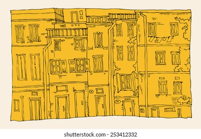 buildings with window