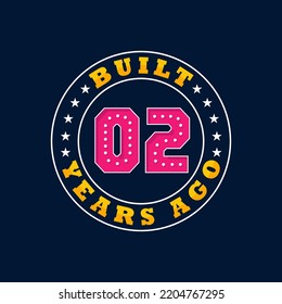 Built 2 years ago, 2nd birthday celebration design