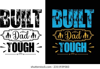 Gebildete Papa Tough T-Shirt Design