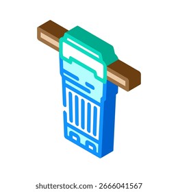 built filter isometric icon vector. built filter sign. isolated symbol illustration