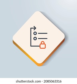 Built-in Case Management Icon Vector Design