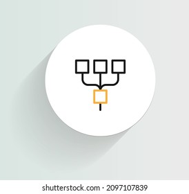Built-in Networking icon vector design