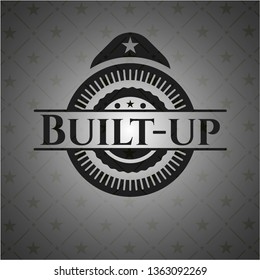 Built-up black badge