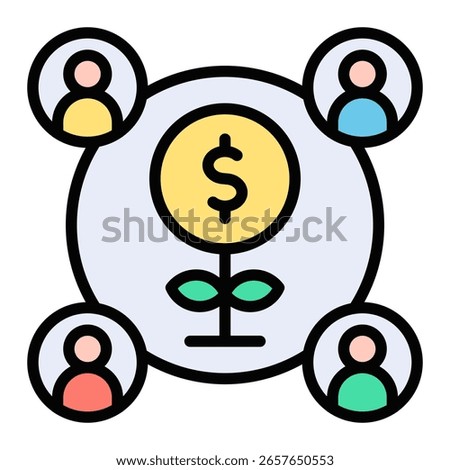 Buisness Conections Icon Element For Design And Vector