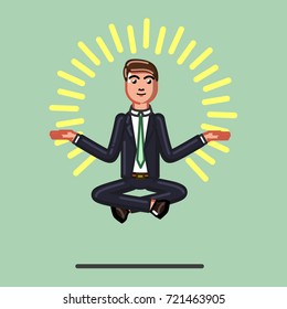 Buisnessman ceep calm