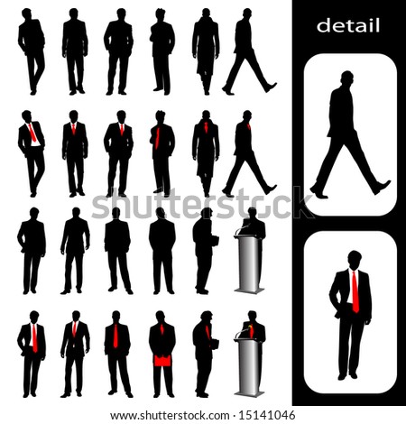 buisnessmen silhouttes