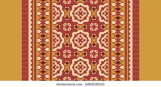 Bukhara pattern Seamless Mughal architecture Motif embroidery, Pixel Ikat embroidery vector Design for Print 60s paisley tie dye damascus ornament rugs hipster kurta pajama