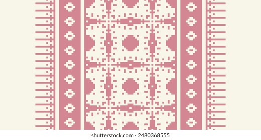 Bukhara pattern Seamless Native American, Motif embroidery, Pixel Ikat embroidery vector Design for Print pattern vintage flower folk navajo patchwork pattern
