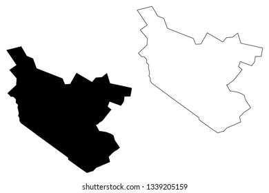 Bukhara Region (Republic of Uzbekistan, Regions of Uzbekistan) map vector illustration, scribble sketch Buxoro Region map