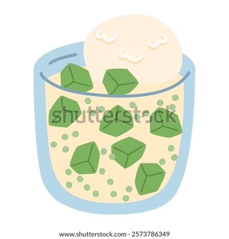 Buko salad or buko pandan, usually sliced ​​as a young coconut salad,is a Filipino fruit salad dessert