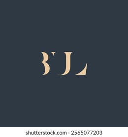 BUL abstract letter logo design. This logo is designed by three abstract letters.