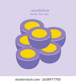 Bulan Dan Mek (Traditional Thai Dessert: Moon Beyond the Clouds)