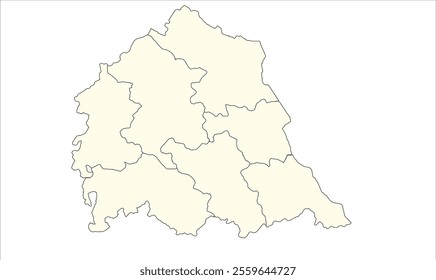 Bulandshahar district map blank, Bulandshahr District, Uttar Pradesh State, Republic of India, Government of  Uttar Pradesh, Indian territory, Eastern India, politics, village, tourism